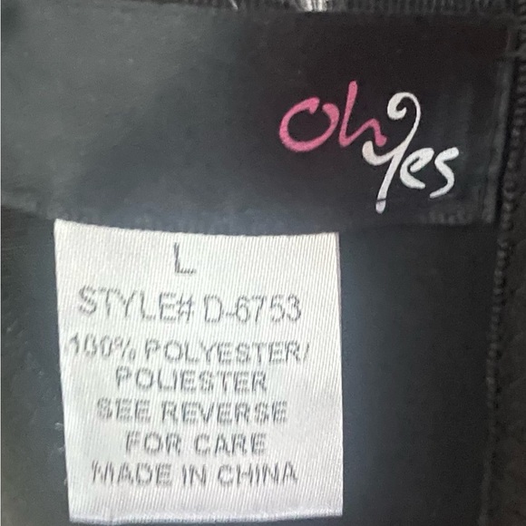 Oh Yes Black Rhinestone
Embellished Lace Bra Top Size L - Picture 3 of 5